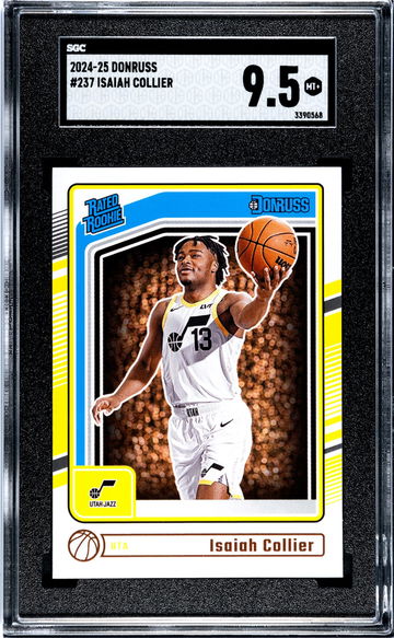 2024-25 Donruss #237 Isaiah Collier SGC 9.5