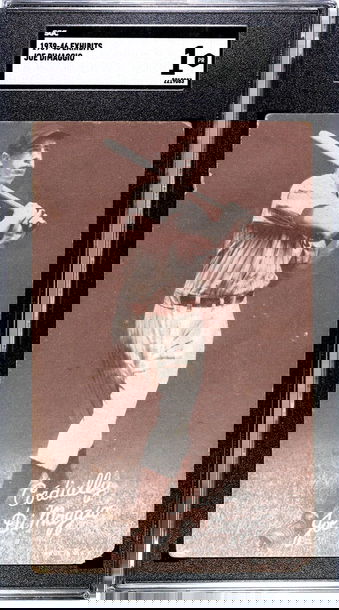 SGC 1 1939-46 Exhibits Joe Dimaggio Poor Condition Yankees