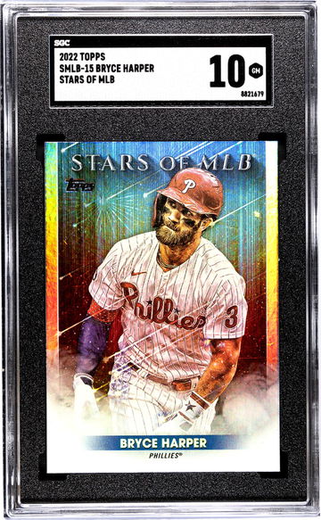 2022 Topps #SMLB-15 Bryce Harper Stars Of Mlb SGC 10