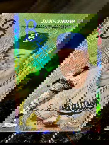 2023 Topps Chrome Platinum Duke Snyder Logo Refractor Parallel SP /499