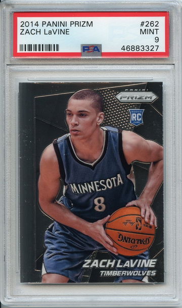 Zach Lavine Prizm Rookie PSA 9 NEP