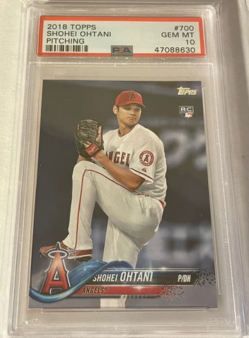 2018 Topps Shohei Ohtani Pitching PSA 10