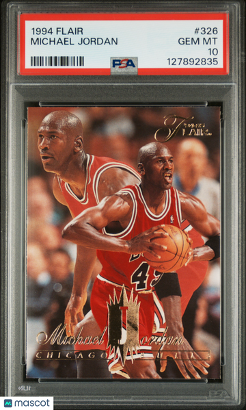 1994 Flair Michael Jordan #326 PSA 10