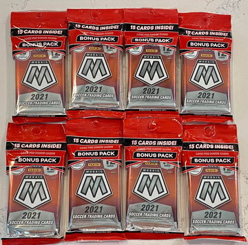 2021 Panini Mosaic Euro Soccer Factory Sealed Cello Packs (x8)