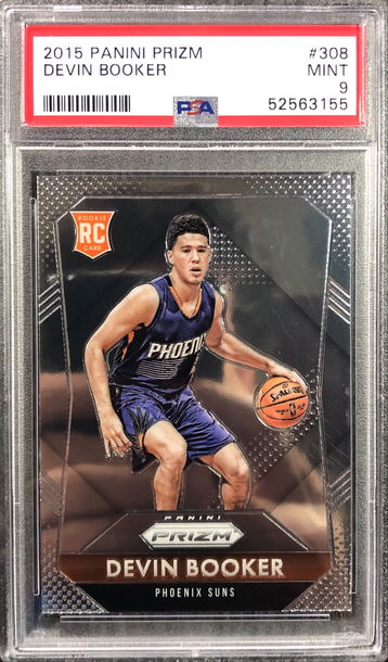 2015 Prizm Devin Booker #308 PSA 9 MINT