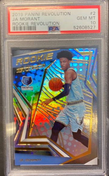 2019 Panini Revolution Ja Morant Rookie Revolution #2 - PSA 10 - POP 88!