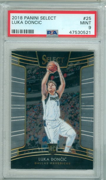 Luka Doncic 2018 Panini Select #25 PSA 9 Rookie RC