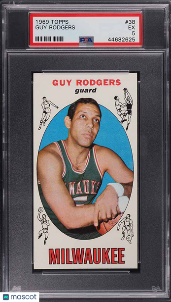 1969 Topps Basketball Guy Rodgers #38 PSA 5