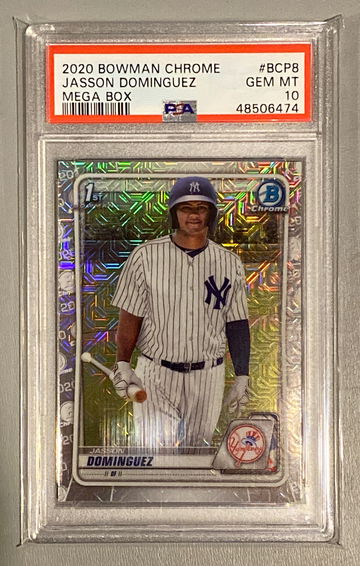 2020 Bowman Chrome Jasson Dominguez Mega Box PSA 10