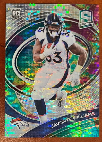 2021 Panini Spectra Javonte Williams #160 CELESTIAL /99