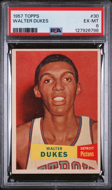 1957 Topps Walter Dukes #30 PSA 6