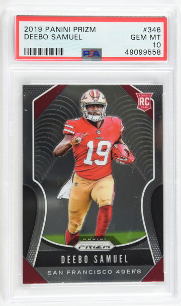 2019 Panini Prizm Deebo Samuel PSA 10 #346