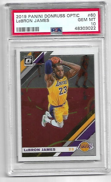 2019 Donruss Optic Lebron James PSA 10