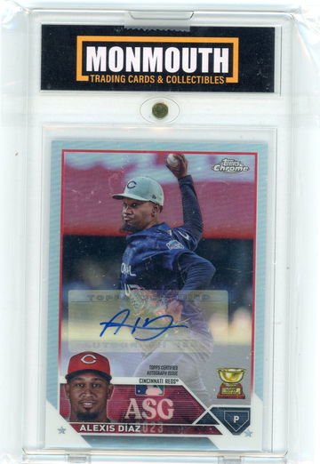 2023 Topps Chrome ASG Aqua Alexis Diaz #ASGA-AD Auto