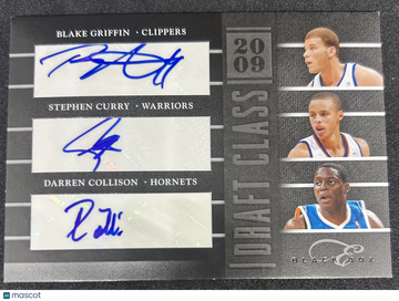 2009 Panini Black Box Darren Collison Blake Griffin Stephen Curry #5 /25