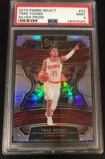 2019 Select Trae Young Silver Prizm #33 PSA 9