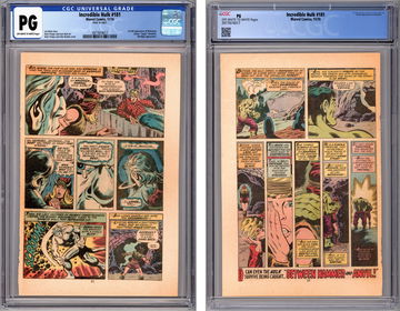 INCREDIBLE HULK #181 CGC-PG *SINGLE PG 16 ONLY* WOLVERINE 1ST FULL APPEARANCE 1974