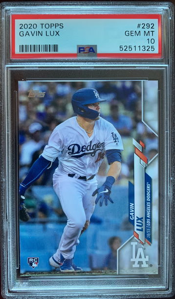 2020 Topps Gavin Lux PSA 10 Gem Mint
