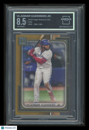 2023 Topps Museum Collection Gold Vladimir Guerrero Jr. #99 /299 Arena Club 8.5