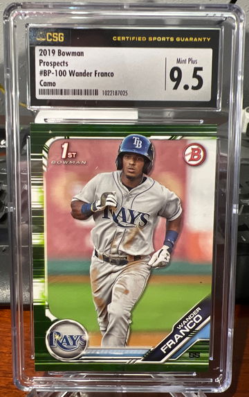 2019 Bowman 1st Bowman prospects Wander Franco Camo