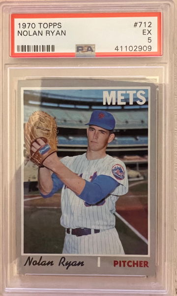 1970 Topps Nolan Ryan #712 PSA 5 