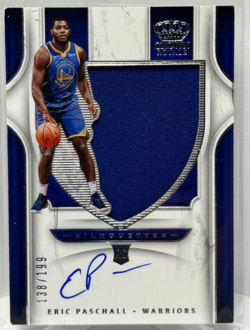2019-20 Panini Crown Royale Silhouettes Eric Paschall RC Auto /199