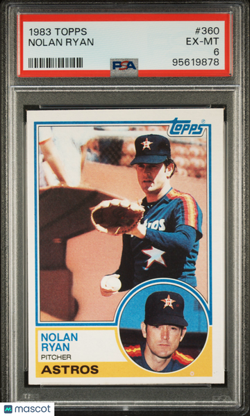 1983 Topps Nolan Ryan #360 PSA 6