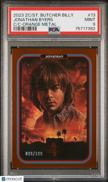2023 Zerocool X Stranger Things: Butcher Billy Jonathan Byers #13 PSA 9