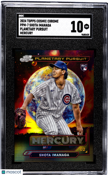 2024 Topps Cosmic Chrome Shota Imanaga #PPM-7 Planetary Pursuit Mercury SGC 10