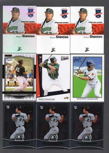 Giancarlo Mike Stanton Rookie RC Baseball Card Lot (11) Marlins