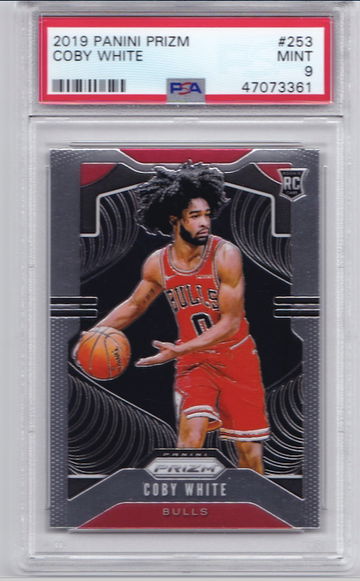 Coby White 2019 Prizm PSA 9