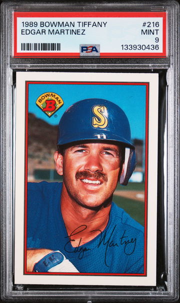 1989 Bowman Tiffany Edgar Martinez #216 /6000 PSA 9