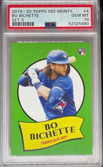 PSA 10 2019-20 Topps 582 Montgomery Bo Bichette RC Set 3 #4