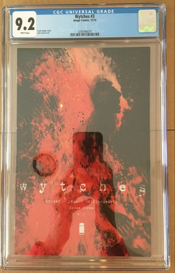 WYTCHES #3 CGC 9.2 -- WHITE PAGES! (2014) SCOTT SNYDER & JOCK
