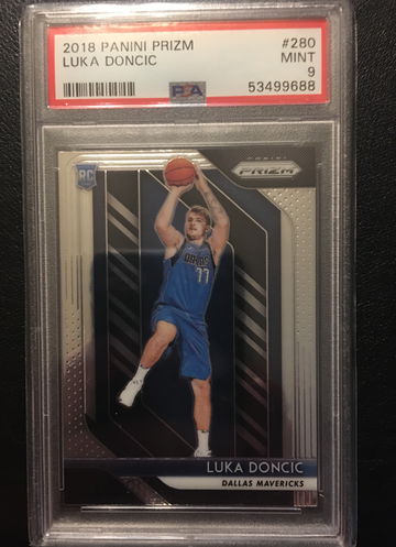 2018 Panini Prizm Luka Doncic PSA 9