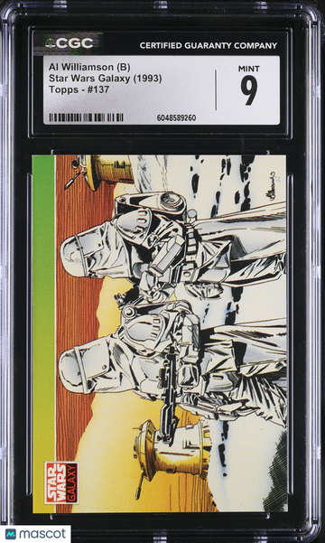 1993 Topps Star Wars Galaxy Al Williamson (B) #137 CGC 9