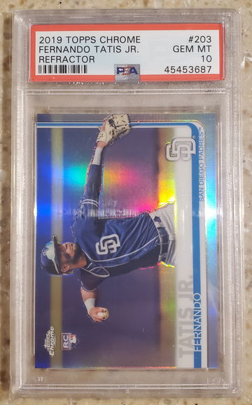Fernando Tatis Jr Topps Chrome Refractor 