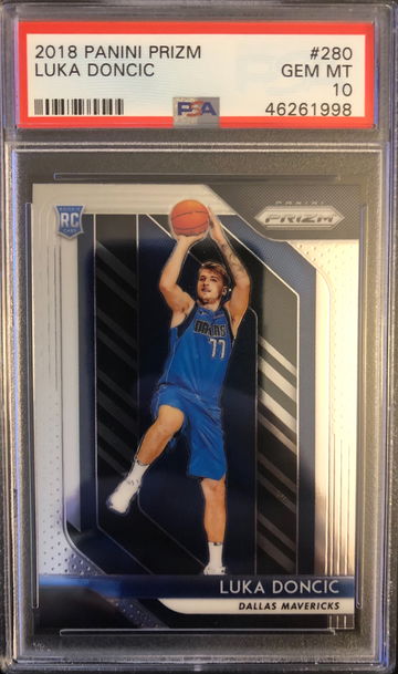 Luka Doncic 2018 Panini Prizm #280 PSA 10