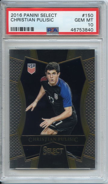 Christian Pulisic 2016 Select Rookie USA PSA 10 