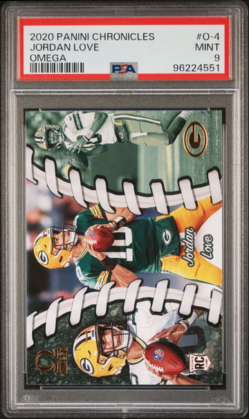 2020 PANINI JORDAN LOVE CHRONICLES OMEGA #O-4 PSA 9