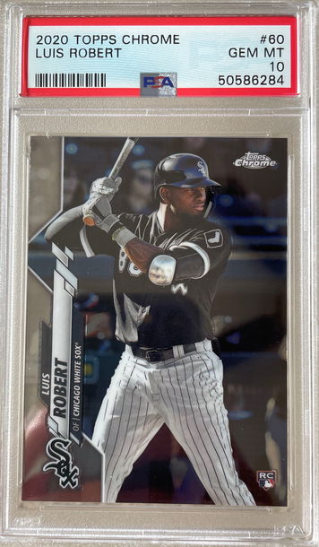 2020 Topps Chrome Luis Robert RC PSA 10 #60