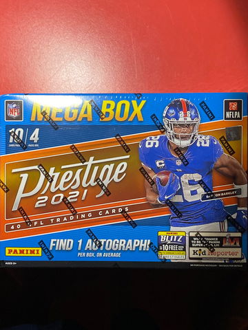 2021 Panini Prestige NFL Football Mega Box