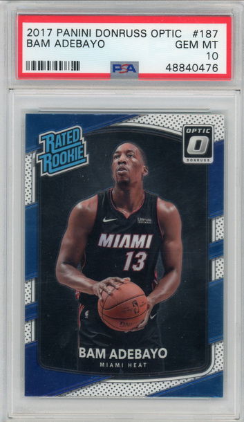 2017 Optic Bay Adebayo PSA 10 Rated Rookie CM