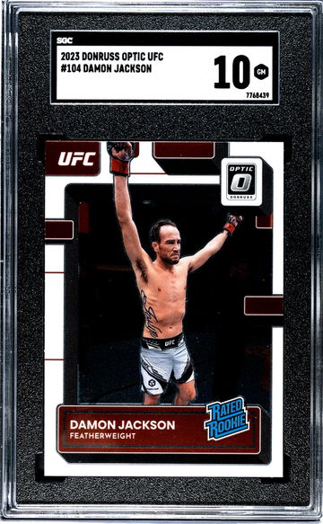 2023 Donruss Optic Ufc #104 Damon Jackson SGC 10