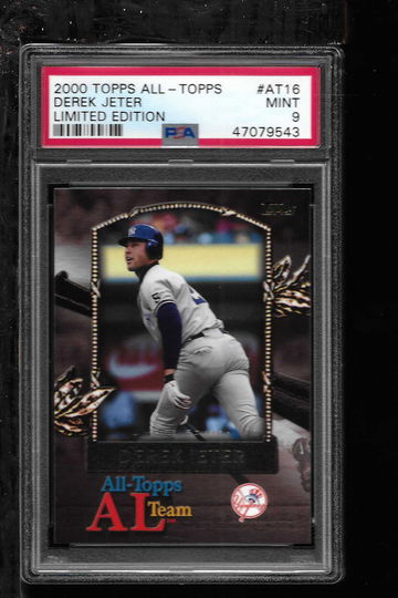 2000 TOPPS ALL TOPPS DEREK JETER LIMITED EDITION PSA 9