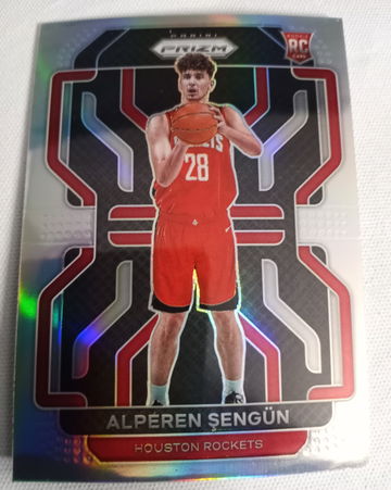 2021-22 Prizm Alperen Sengun MINT Silver Prizm Rookie Card RC #318 Houston Rockets
