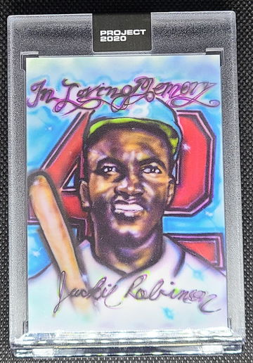 Topps Project 2020 #224 Jackie Robinso  by Don C