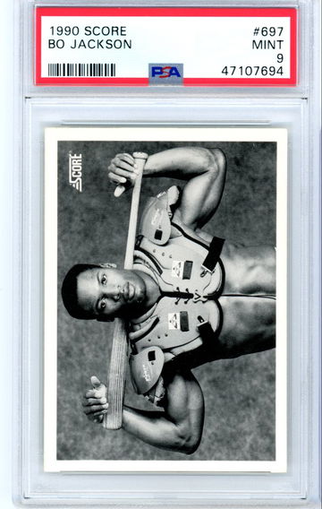 Bo Jackson 1990 Score #697 PSA 9 Mint
