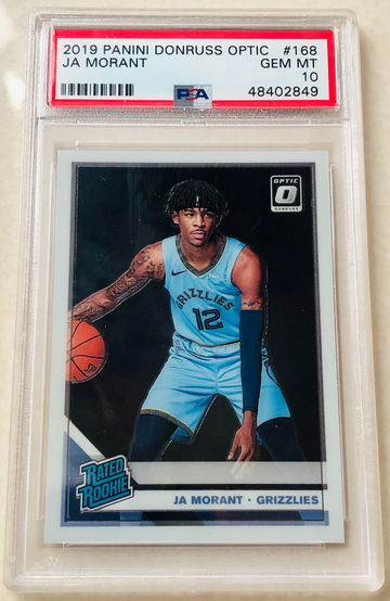 Ja Morant Donruss Optic Rated Rookie PSA10