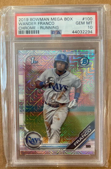 2019 Bowman Chrome Wander Franco Mojo PSA 10